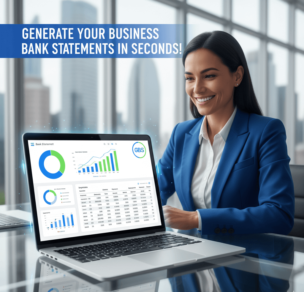 Business Bank Statement Generator