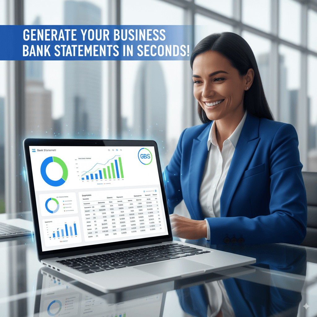 Business Bank Statement Generator