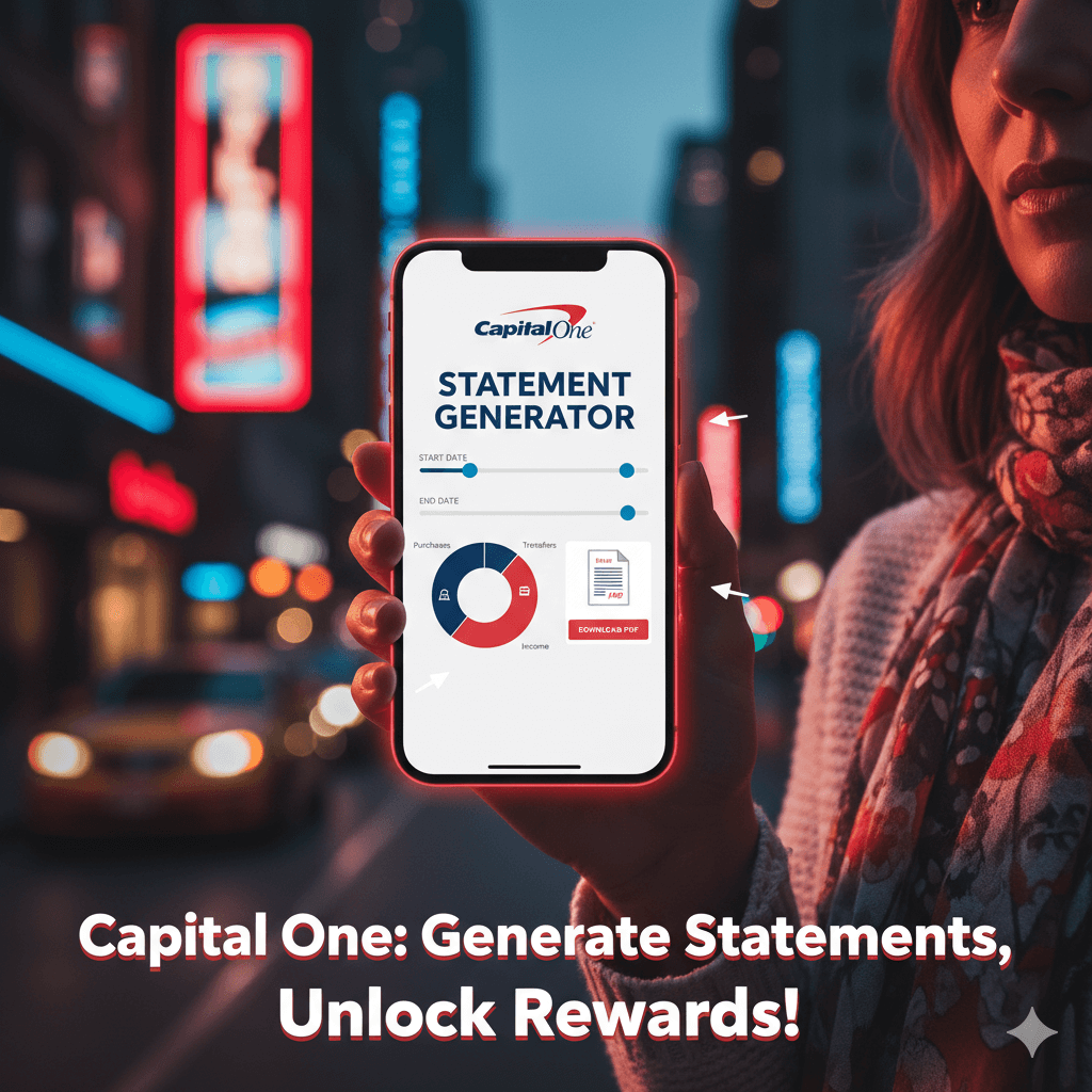 Capital One Bank Statement Generator