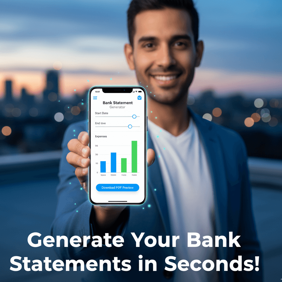 Free bank statement generator PDF