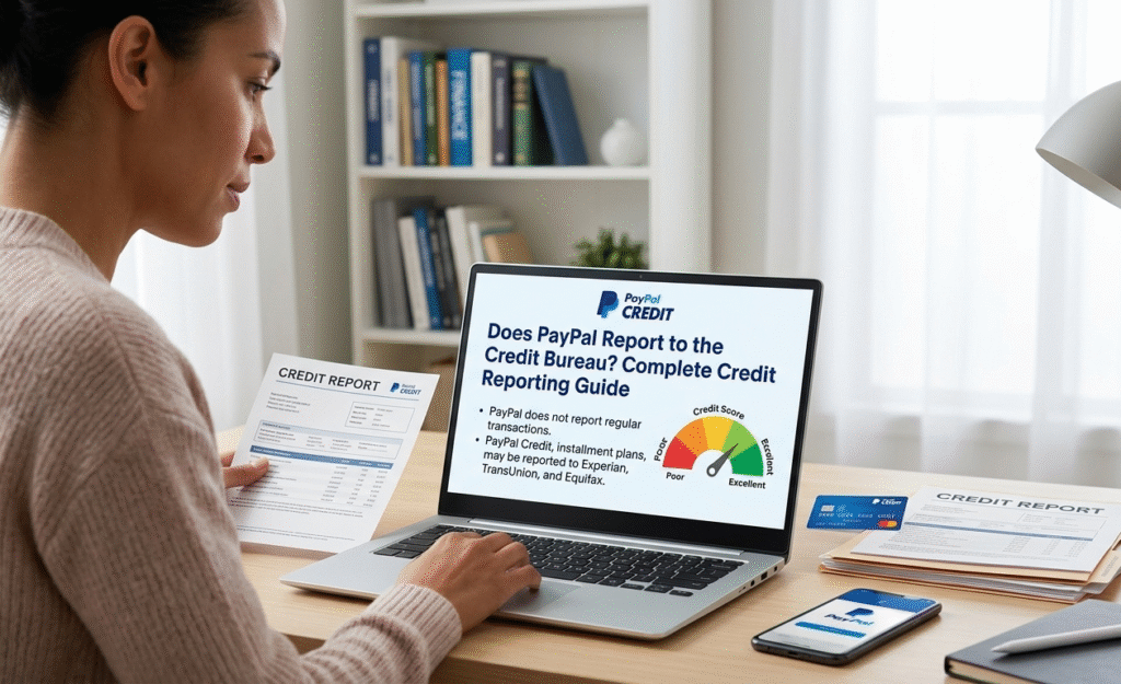 does PayPal report to the credit bureau