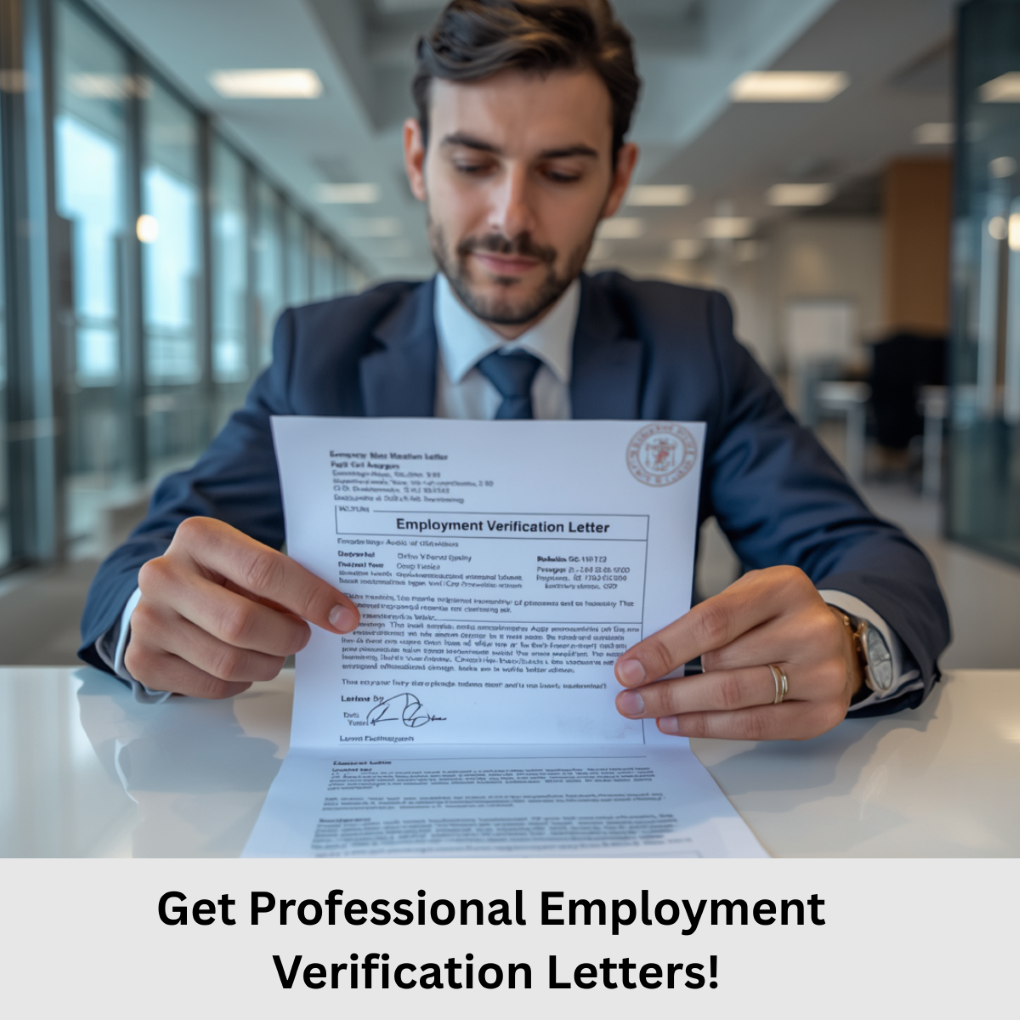sample employment verification letter