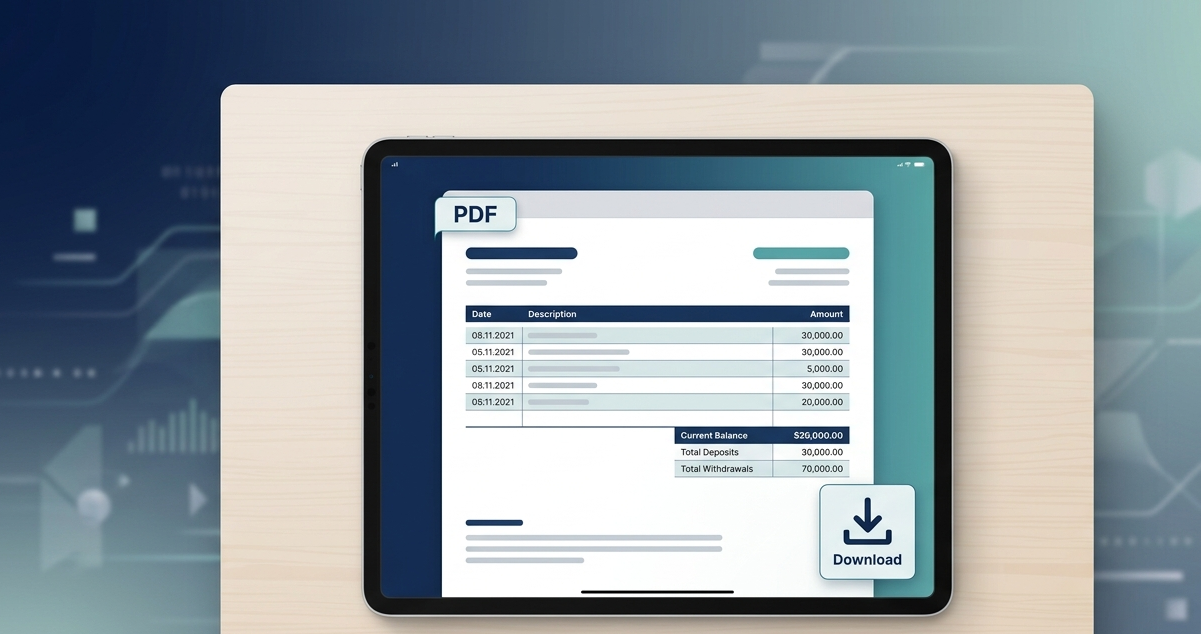 dummy bank statement pdf download