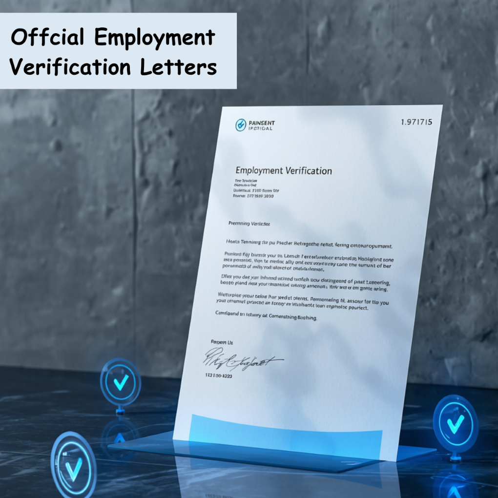 employment verification letter template​