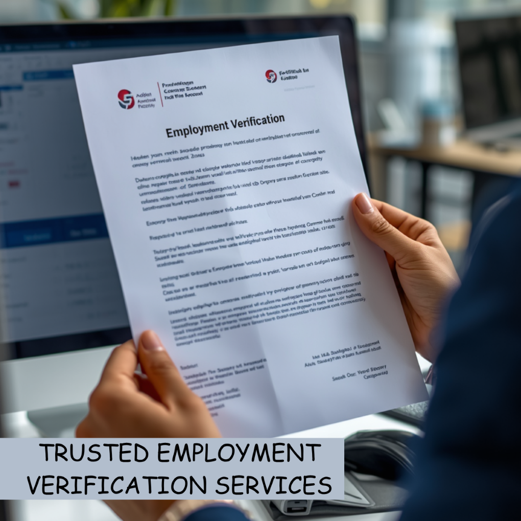 letter of employment verification​