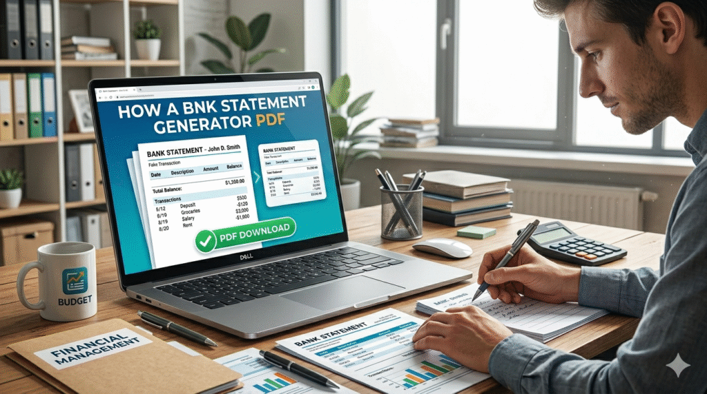 free bank statement generator pdf